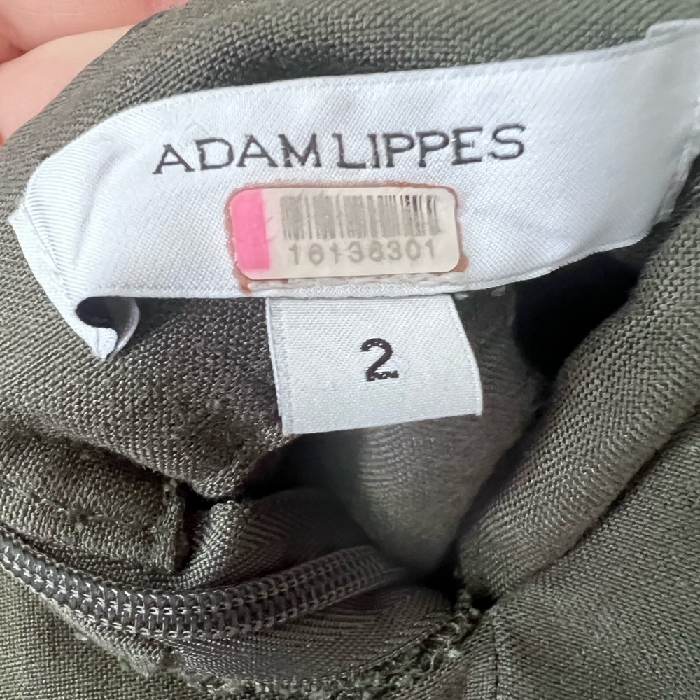 Adam Lippes x RTR Sage Halter Jumpsuit - Wide-Leg Open Back Design - Picture 7 of 8